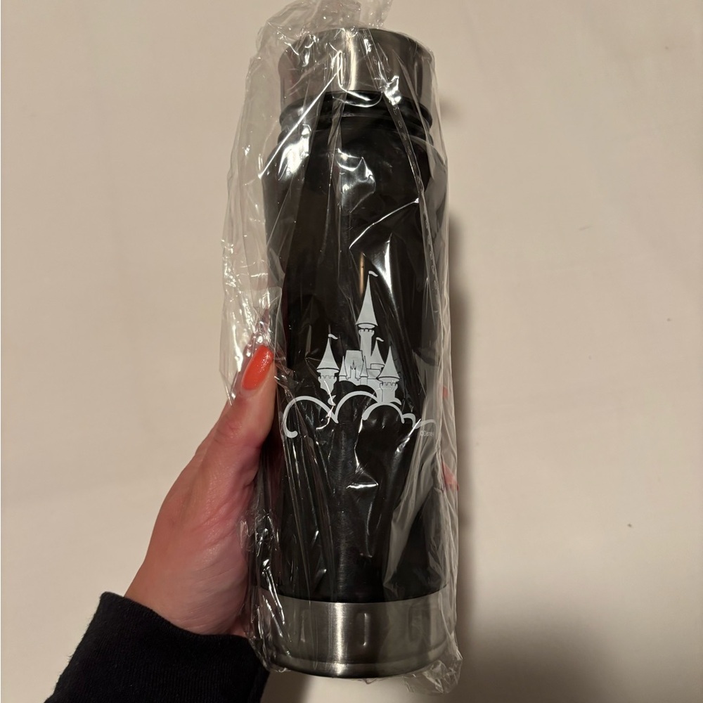 Black Disney Tumbler Water Bottle